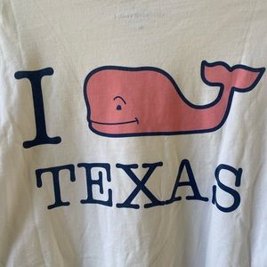 Vineyard Vines “I Whale Texas” Long-Sleeve Pocket Tee